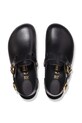 Birkenstock klapki skórzane Tokio HEX czarny 1030819