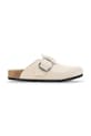 Birkenstock leather sliders Boston HEX others beige 1030905