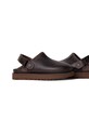Obuwie UGG klapki skórzane Goldenstar Clog Lthr Regen 1167536.IWD brązowy