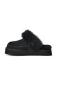 Παντόφλες σουέτ UGG Disquette Chalet μαύρο 1173930.BLK
