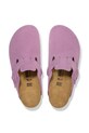 Semišové pantofle Birkenstock Boston růžová 1030681.Muave