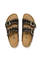 Birkenstock klapki zamszowe Arizona Rivet czarny 1030348