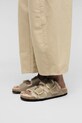 Birkenstock kapcie zamszowe Arizona Big Buckle Shearling 1030384