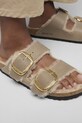 Birkenstock kapcie zamszowe Arizona Big Buckle Shearling 1030384