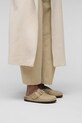 Birkenstock kapcie zamszowe Arizona Big Buckle Shearling 1030444