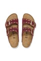 Birkenstock klapki zamszowe Arizona Rivet czerwony 1030463