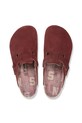 Obuwie Birkenstock klapki zamszowe Boston Varsity 1030730.Zinfandel czerwony