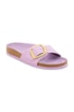 Birkenstock papuci de piele Madrid Big Buckle 1030296.Crocus violet AW25