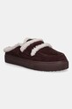 Copati iz semiša Inuikii Mule Wool rdeča 1004.017.0011.518