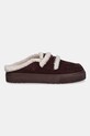 Copati iz semiša Inuikii Mule Wool 1004.017.0011.518 rdeča AW25