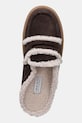 Inuikii pantofole in camoscio Mule Wool marrone 1004.017.0011.152
