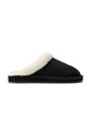 Polo Ralph Lauren kapcie zamszowe Kayleigh Scf 842P03594002.001 czarny AW25