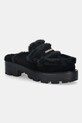 Natikače Guess YANETA tekstil crna FLFYAT.SUE06.BLACK
