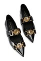 Kurt Geiger London baleriny skórzane Mansion Point Slip On 4986600309 czarny AW25