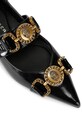 Obuwie Kurt Geiger London baleriny skórzane Mansion Point Slip On 4986600309 czarny