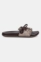 adidas klapki zamszowe Adilette Comfort JS4597 brązowy AW25