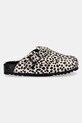 Scholl kapcie skórzane FAE NEW F318141088 beżowy AW25