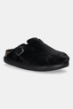 Scholl klapki FAE CHUNKY tekstylny czarny F323981004