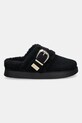 Παντόφλες Steve Madden Cozy Up 11004964.015 μαύρο AW25