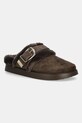 Steve Madden kapcie zamszowe Cozy Up brązowy 11004964.205