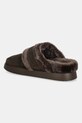Obuwie Steve Madden kapcie zamszowe Cozy Up 11004964.205 brązowy