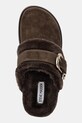 Steve Madden kapcie zamszowe Cozy Up brązowy 11004964.205