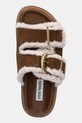 Steve Madden klapki zamszowe Arch-F brązowy 11005031.839