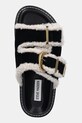 Steve Madden klapki zamszowe Arch-F czarny 11005031.015