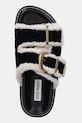 Steve Madden klapki zamszowe Arch-F czarny 11005031.015
