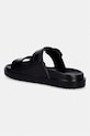 Obuwie Tommy Hilfiger klapki damskie TH LIGHT DOUBLE STRAP SANDAL FW0FW08953 czarny