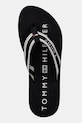Tommy Hilfiger japonki damskie TH WEBBING SUMMER SANDAL czarny FW0FW09193