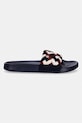 Tommy Hilfiger klapki damskie TH BRAIDED POOL SLIDE FW0FW09203 granatowy SS26