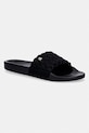 Tommy Hilfiger klapki damskie TH BRAIDED POOL SLIDE czarny FW0FW09203