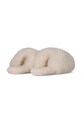 Obuwie UGG kapcie wełniane W Scuffette Chalet 1176030.WHT biały