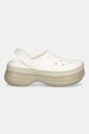Crocs klapki Classic Stacked Clog 211355.0WV beżowy AW25