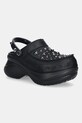 Crocs klapki Bae Studded Clog 5-8 cm czarny 211626.001