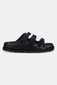 Δερμάτινες παντόφλες Birkenstock 1774 Florida NL 1031937 μαύρο AW25