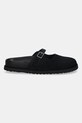 Παντόφλες σουέτ Birkenstock 1774 Maria LEVE 1031993 μαύρο AW25