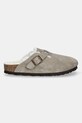 Dětské semišové pantofle Birkenstock Boston 1030480.36.39 béžová AW25