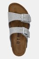 Dětské pantofle Birkenstock Arizona stříbrná 1030477