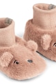 Liewood pantofi pentru bebeluși Beth Bear Plush Slipper LW20063.9BYA roz AW25