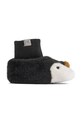 Liewood kapcie Beth Penguin Plush Slippers czarny LW20697.9BYA