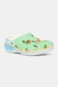 Dětské pantofle Crocs CROCS CLASSIC ANIMAL CROSSING CLOG Postavičky z pohádek zelená 210113.CROCS.CLASSIC.AN