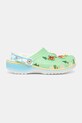 CHLAPEC Dětské pantofle Crocs CROCS CLASSIC ANIMAL CROSSING CLOG 210113.CROCS.CLASSIC.AN zelená
