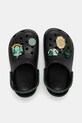 Dětské pantofle Crocs CROCS CLASSIC SLYTHERIN CLOG 210542.CROCS.CLASSIC.SL černá AW25
