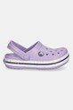 Crocs klapki dziecięce CROCS CROCBAND SPECKLED BAND CLOG 211646.CROCS.CROCBAND.S fioletowy AW25