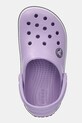 Crocs klapki dziecięce CROCS CROCBAND SPECKLED BAND CLOG fioletowy 211646.CROCS.CROCBAND.S