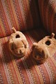 Konges Sløjd kapcie dziecięce SAUSAGE DOG FOOTIES brązowy KS105189.9BYA