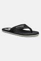 Žabky Tommy Hilfiger TH H PADDED BEACH SANDAL černá FM0FM05536