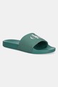 Šľapky Calvin Klein Jeans SLIDE MONOLOGO CV zelená YM0YM01367